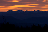 Broncos Sunrise over Lost Creek Wilderness, CO