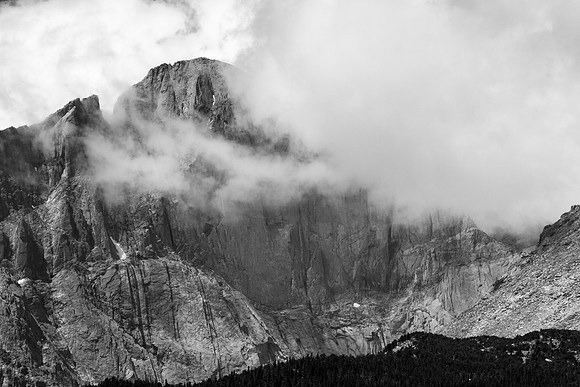 The Diamond Face on Long's Peak, Rocky Mountain National Park, CO
