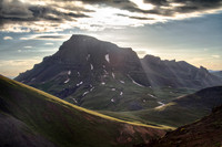 Uncompagre Peak from the shoulder of Wetterhorn Peak, Uncompagre Wilderness, CO